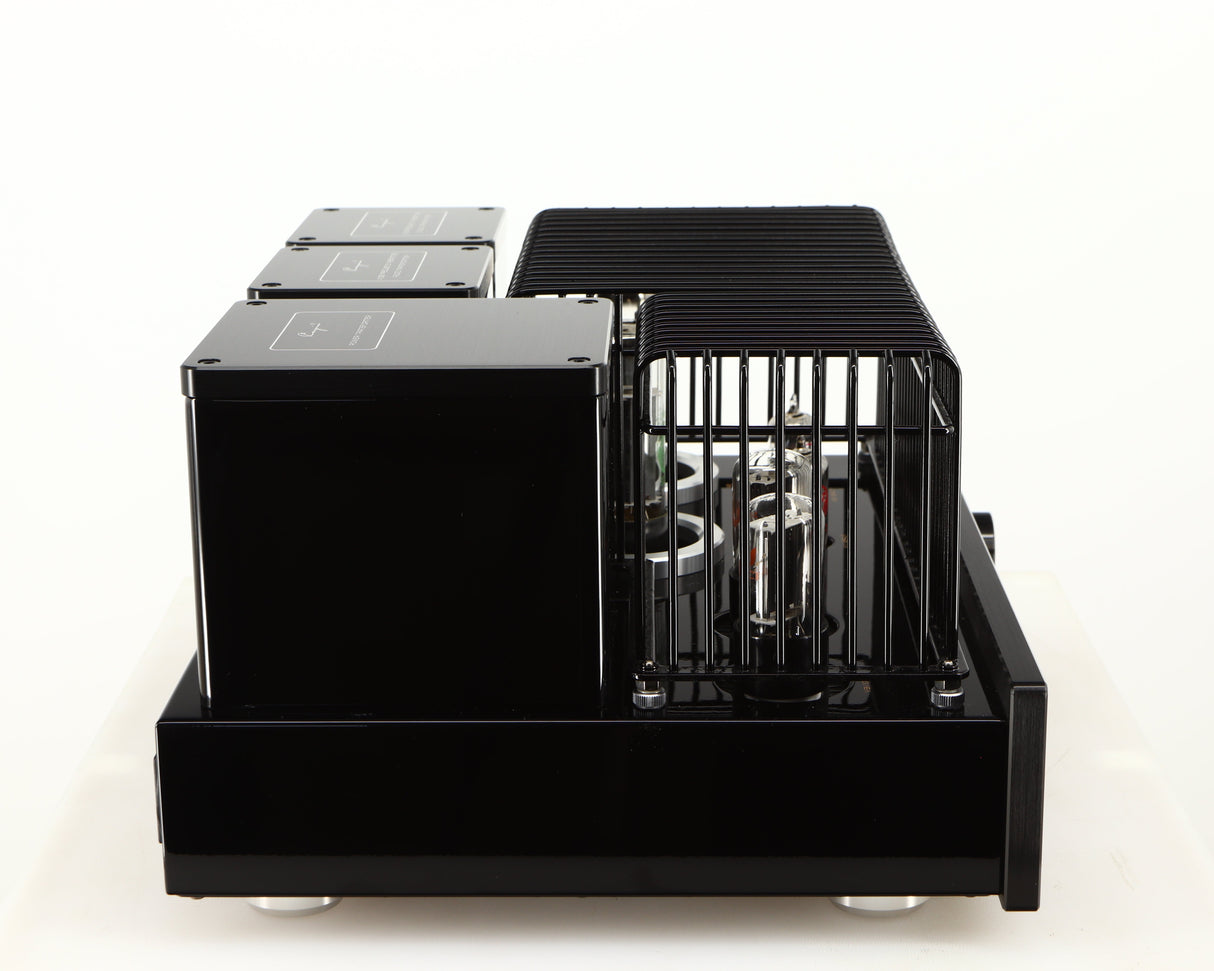 Left side view of a used Cayin HA-6A Headphone Amplifier in a black finish