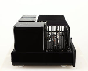 Left side view of a used Cayin HA-6A Headphone Amplifier in a black finish