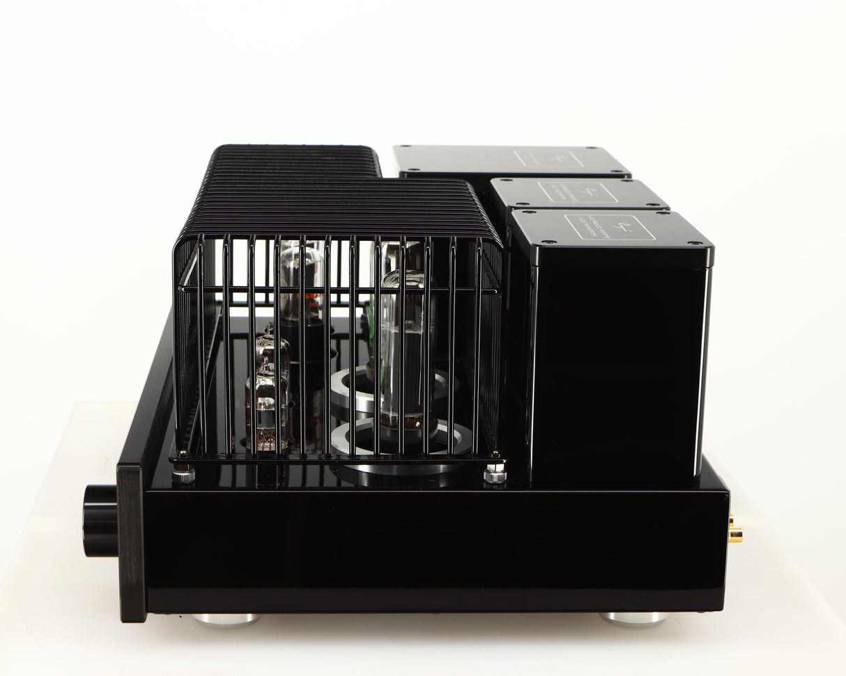 Right side view of a used Cayin HA-6A Headphone Amplifier in a black finish