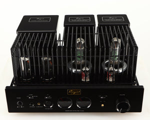 Top of a used Cayin HA-6A Headphone Amplifier in a black finish