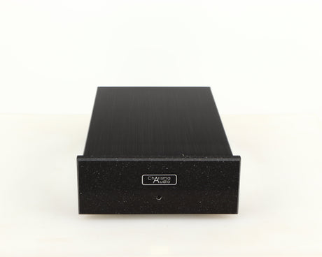 Front view of a used Charisma Audio Musiko Phonostage in a black finish