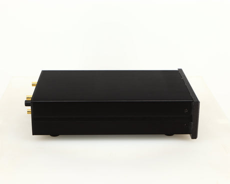 Left side view of a used Charisma Audio Musiko Phonostage in a black finish