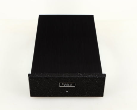 Top of a used Charisma Audio Musiko Phonostage in a black finish