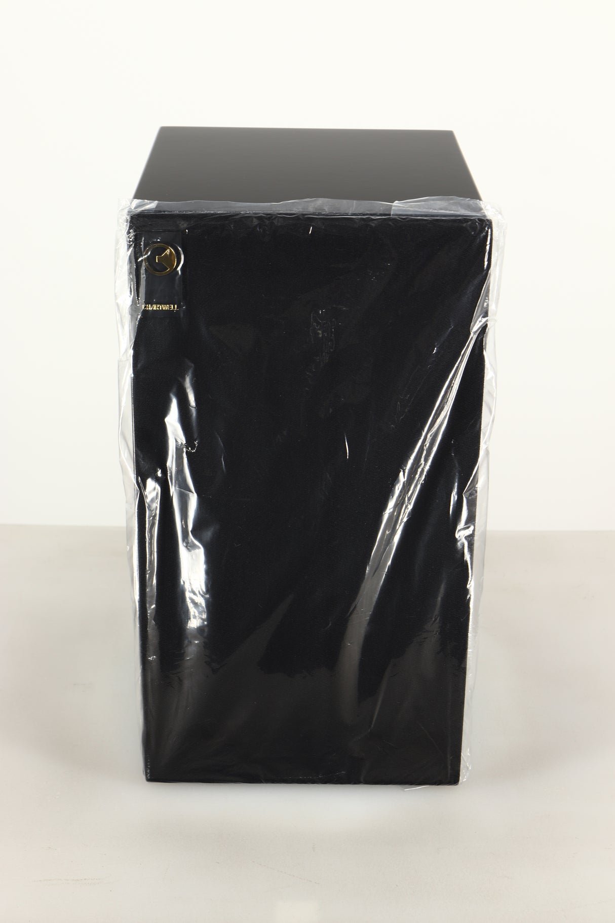 Top view of a Chartwell LS3 Standmount Speaker in Black Gloss finish