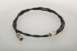 Side view of a used Chord Company Chorus 1.0m RCA-RCA Interconnect
