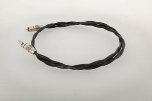Side view of a used Chord Company Chorus 1.0m RCA-RCA Interconnect