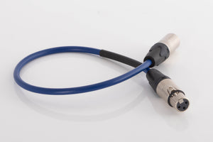 Left side view of a used Chord Company ClearwayX ARAY XLR-XLR Interconnect Cable 0.5m