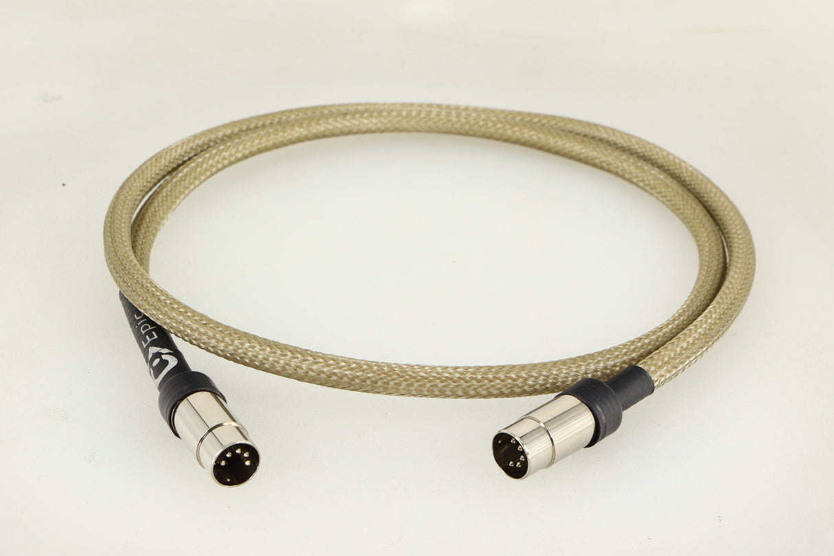 Front view of a used Chord Company Epic Interconnect DIN-DIN Interconnect Cable 1.0m