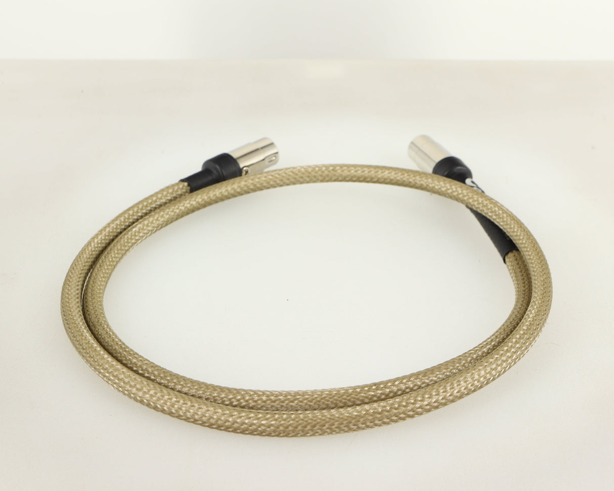 Rear view of a used Chord Company Epic Interconnect DIN-DIN Interconnect Cable 1.0m