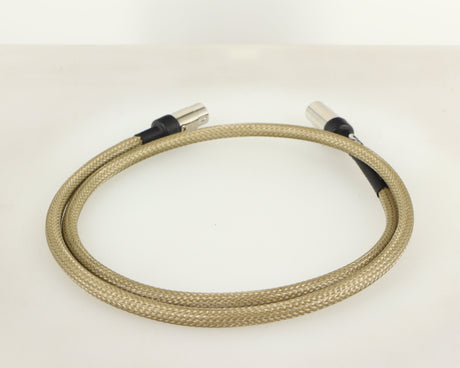 Rear view of a used Chord Company Epic Interconnect DIN-DIN Interconnect Cable 1.0m