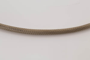 Close up view of a used Chord Company Epic X Aray 1.0m 2 RCA - Din Interconnect Cable