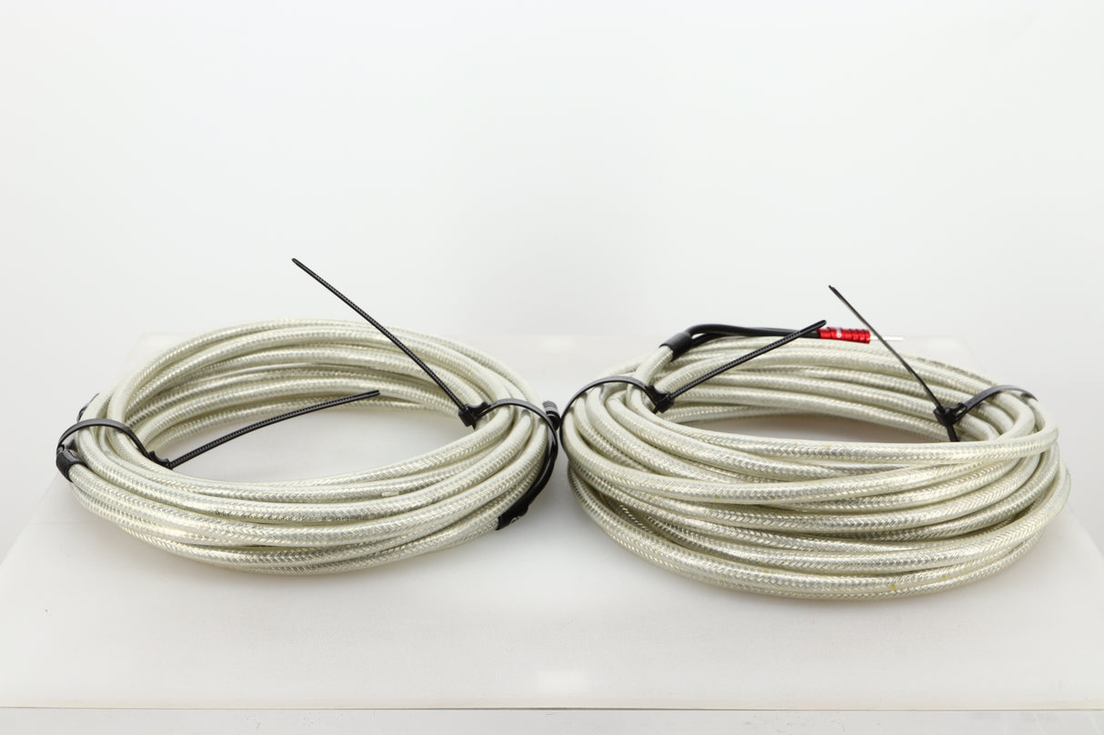 Rear view of some used Chord Company Shawline X Speaker Cables 10M & 7M Pair