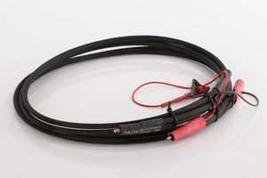 Front left angle of a used Chord Company Signature RCA-RCA 1.0m Interconnect Cable 