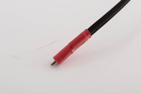 Close up view of a used Chord Company Signature 1.0m RCA-RCA Interconnect with Earth