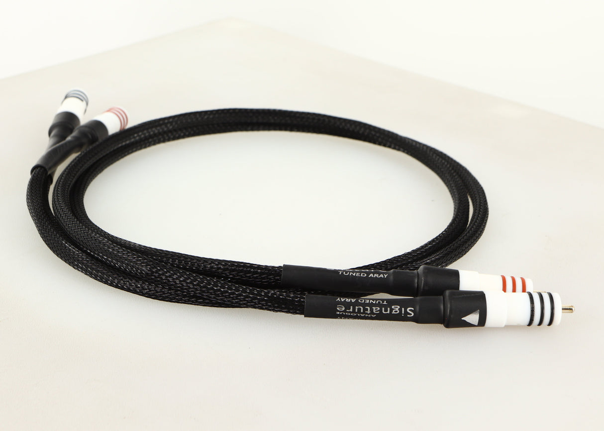Rear left angle of a used Chord Company Signature Tuned ARAY RCA-RCA Interconnect Cable 1.0m