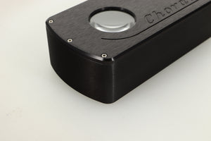 Front left corner view of a used Chord Electronics 2Qute DAC in Black finish 
