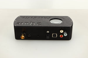 Rear view of a used Chord Electronics 2Qute DAC in Black finish 