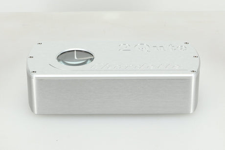 Front view of a used Chord Electronics 2Qute Digital Analogue Converter in a silver finish