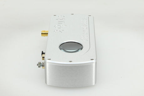 Left side view of a used Chord Electronics 2Qute Digital Analogue Converter in a silver finish