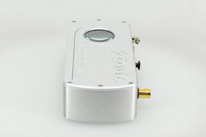 Right side view of a used Chord Electronics 2Qute Digital Analogue Converter in a silver finish