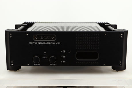 Front view of a used Chord Electronics CPM2800 MKII Integrated Amplifier in Jett Black finish