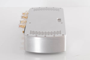 Left side view of a used Chord Electronics Etude Power Amplifier in a Silver finish