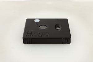 Front view of a used Chord Electronics Hugo DAC / Headphone Amplifier in Black finish