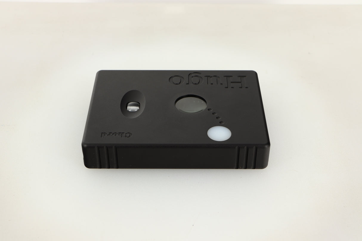 Rear view of a used Chord Electronics Hugo DAC / Headphone Amplifier in Black finish