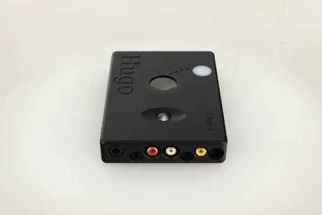 Side view of a used Chord Electronics Hugo DAC / Headphone Amplifier in Black finish