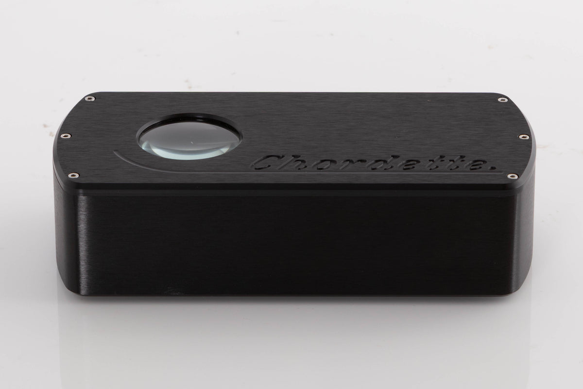 Front view of a used Chord Electronics Qute HD Digital Analogue Converter in a Black finish