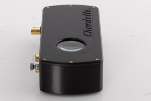 Left side view of a used Chord Electronics Qute HD Digital Analogue Converter in a Black finish