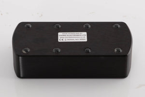 Underside of a used Chord Electronics Qute HD Digital Analogue Converter in a Black finish