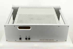 Top view of a used Chord Electronics SPM1200C Power Amplifier in Silver finish