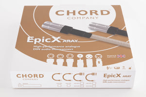 Box for a used Chord Epic X 2RCA-DIN 1.0m Interconnect Cable