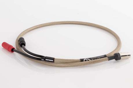 Left side view of a used Chord Epic X 2RCA-DIN 1.0m Interconnect Cable