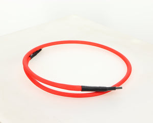 Rear left angle of a used Chord Shawline USB Cable 1.0m in red