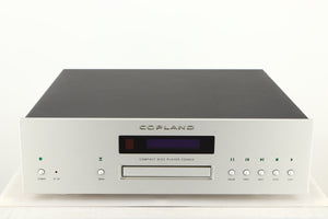 Front view of a used Copland CDA823 CD Player in a silver finish