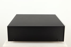 Left side view of a used Copland CDA823 CD Player in a silver finish