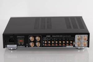 Rear view of a used Creek 5350 Evolution Integrated Amplifier in Silver
