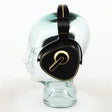 Right side view of used Crosszone CZ-1 Headphones in a black / gold finish