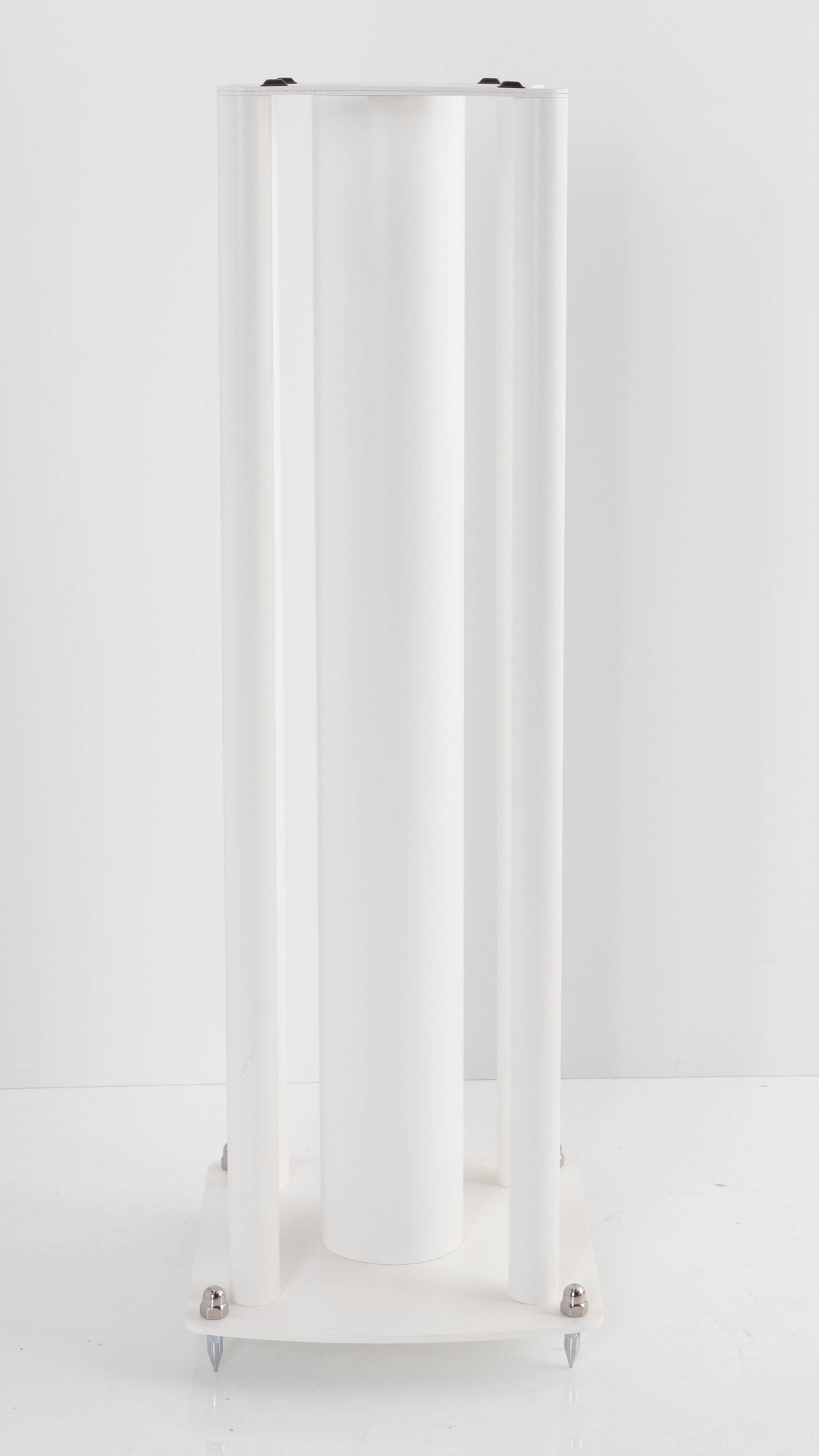 Front view of a used Custom Design Speaker Stand 60CM in a White finish