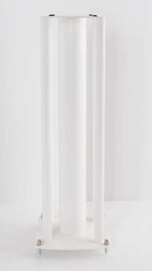 Front view of a used Custom Design Speaker Stand 60CM in a White finish