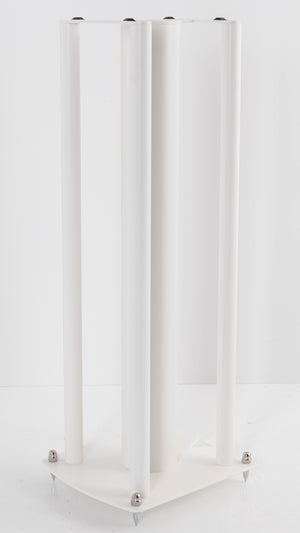 Front right angle of a used Custom Design Speaker Stand 60CM in a White finish