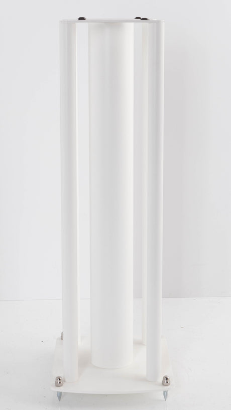 Front view of a used Custom Design Speaker Stand 60CM in a White finish