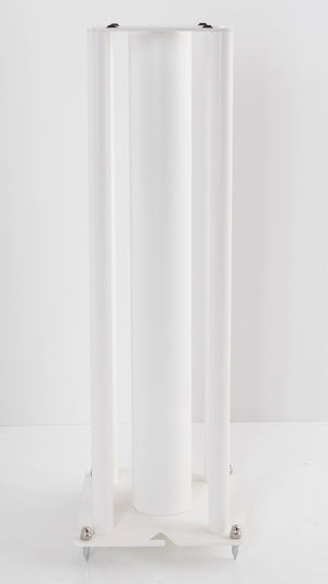 Rear view of a used Custom Design Speaker Stand 60CM in a White finish