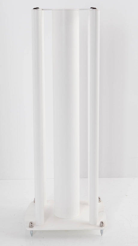 Right side view of a used Custom Design Speaker Stand 60CM in a White finish