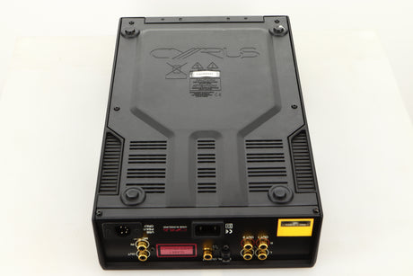 Bottom view of a used Cyrus CD8SE CD Player in Brushed Black finish