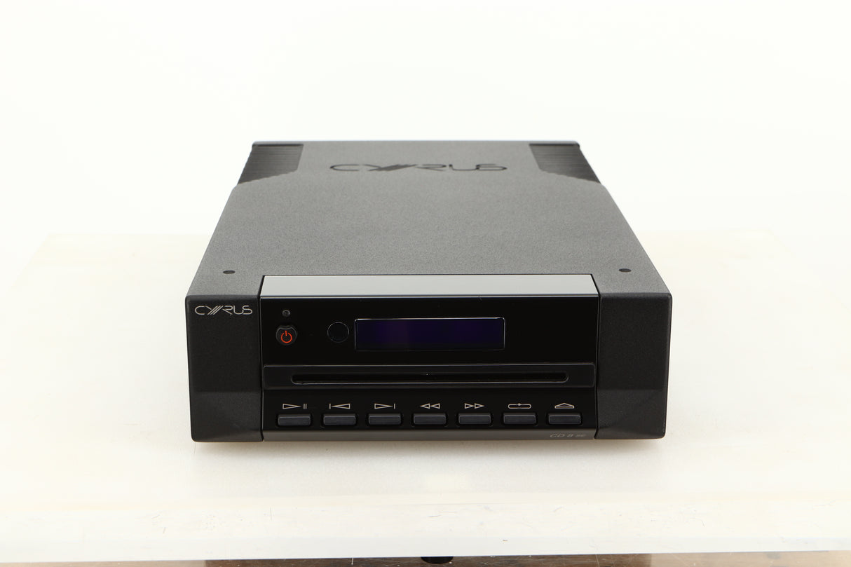 Front view of a used Cyrus CD8SE CD Player in Brushed Black finish