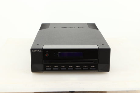 Front view of a used Cyrus CD8SE CD Player in Brushed Black finish