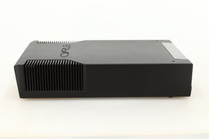 Side view of a used Cyrus CD8SE CD Player in Brushed Black finish